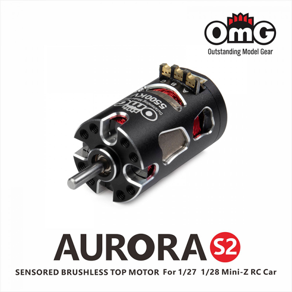 OMG AURORA 4500KV S2 Sensored Brushless Motor für 1/24 / 1/27 / 1/28 RC Cars