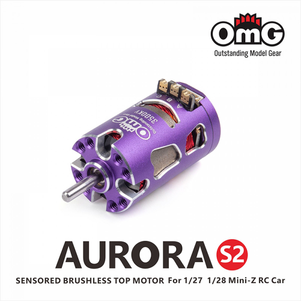 OMG AURORA 4500KV S2 Sensored Brushless Motor für 1/24 / 1/27 / 1/28 RC Cars