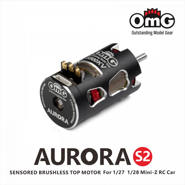OMG AURORA 4500KV S2 Sensored Brushless Motor für 1/24 / 1/27 / 1/28 RC Cars