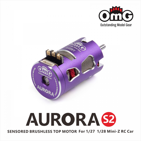 OMG AURORA 4500KV S2 Sensored Brushless Motor für 1/24 / 1/27 / 1/28 RC Cars