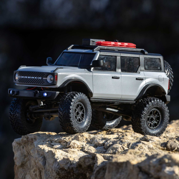 Axial 1/24  SCX24 2021 Ford Bronco 4WD Truck Brushed RTR, Grey