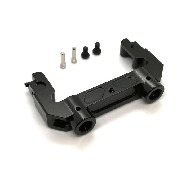 Aluminum Rear Bumper Mount - Black for Axial SCX10 II