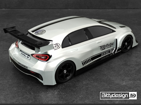 Bittydesign CA45-M 1/10 M-chassis clear body