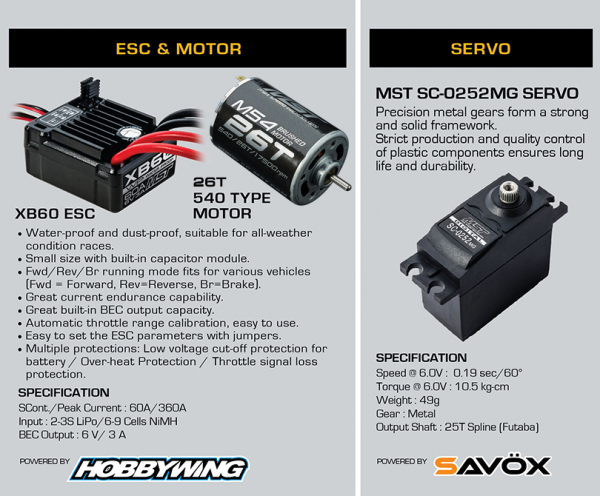 MST CMX RTR 242mm (2.4G) ( J4 blue)