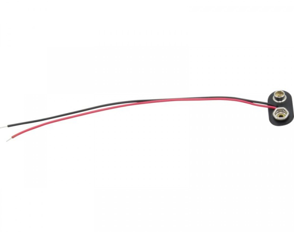 Druckknopfanschluss für 9 V Batterie