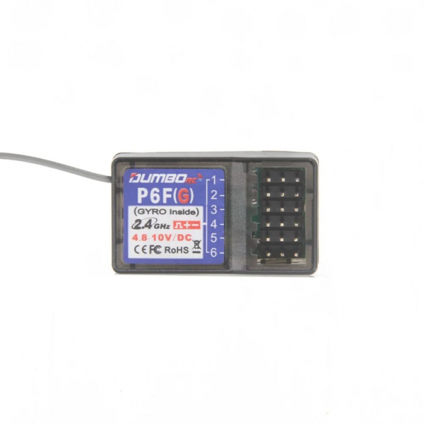 DumboRC P6F(G) 6 Channel Receiver with Gyro
