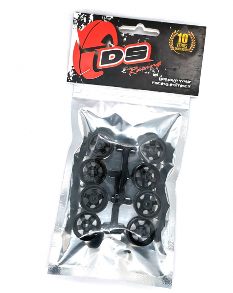 DS Racing Mini-Z Rim 11mm Wide Black - 8 pcs