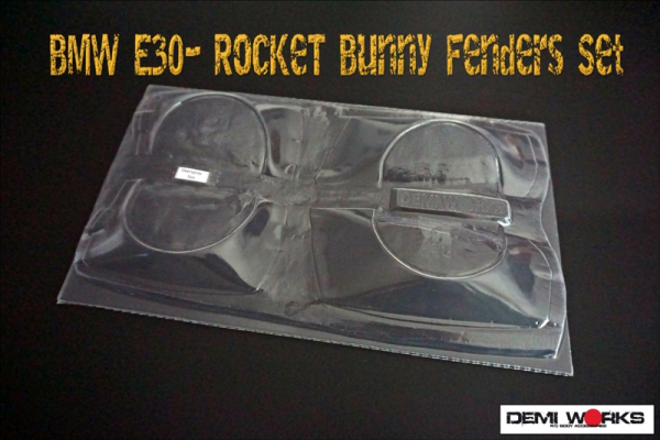 Demi Works - BMW E30-Rocket Bunny Body Parts - contains Fenders Set