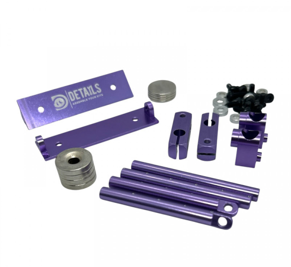 Aluminium-Magnet-Karosseriemontagesatz für 1/10 - Typ A - Purple