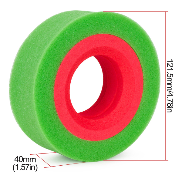 Gehärtete TPE-Schaumstoffeinlagen, für 115-120mm 1,9"Reifen/Crawler , 2 Stück/Set