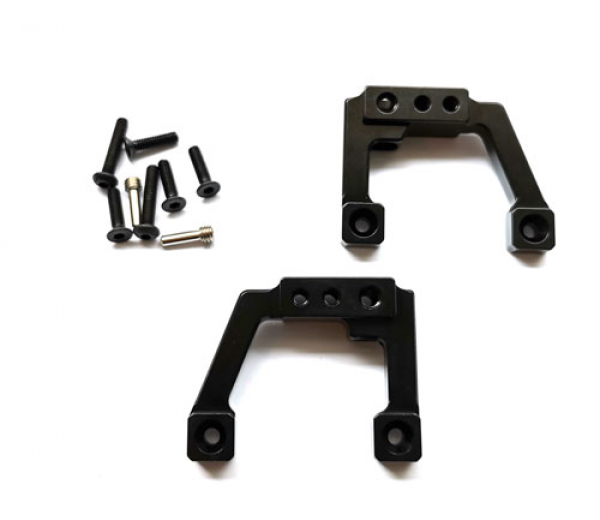 Aluminum Rear Shock Hoops black - Element RC Enduro Trail Truck