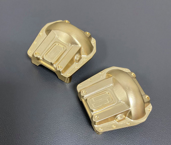 Brass Counterweight Axle Housing Cover For Axial SCX6 Car 2pcs/set