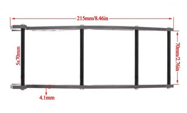 Full 4.0mm 3K Carbon Fiber Chassis for 1/10 RC Crawler