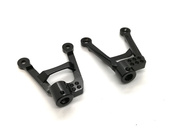 Aluminium Dämpferhalterung hinten - schwarz für Axial SCX10 II