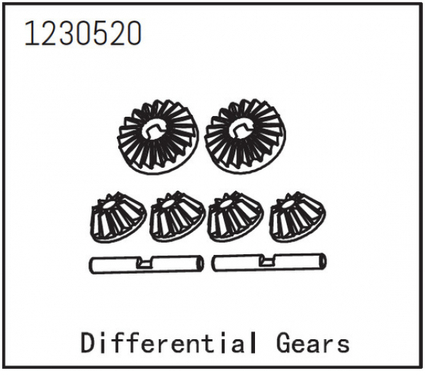 Absima Differential Gear Set- Sherpa, Khamba, Yucatan