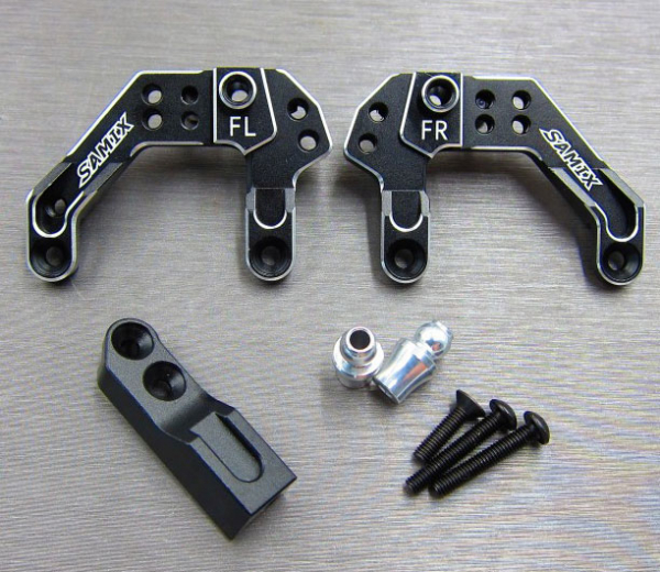 Samix Enduro Alum. front shock plate  (black)