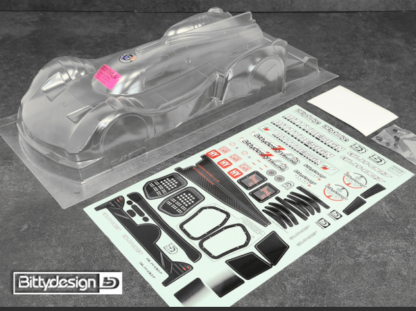 Bittydesign GLH007 1/10 LMH 190mm Karosserie