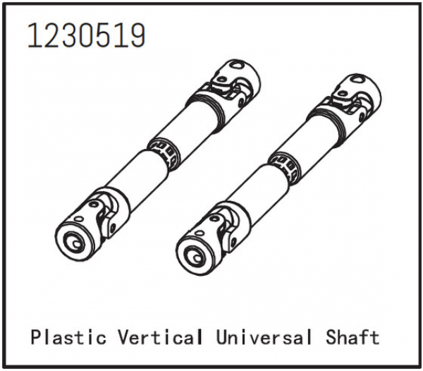 Absima Universal Shaft (2) - Sherpa CR3.4