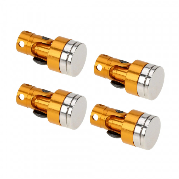 Aluminum Magnetic Body Mount Set for 1/10 Onroad Cars - Type B - Gold