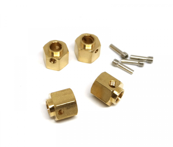 1/10 Messing/Brass Radmitnehmer Set 12x10mm