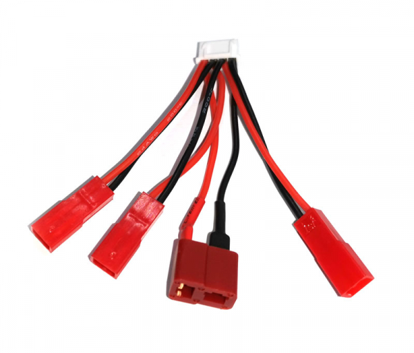 T Plug to JST adapter 24AWG Silicone Wire L=50mm