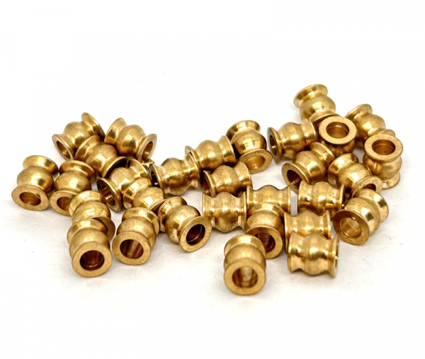 Brass Ball IDxLxOD=2.4X4.9X4.5mm for TRX-4M 1/18 Car 30pcs/set