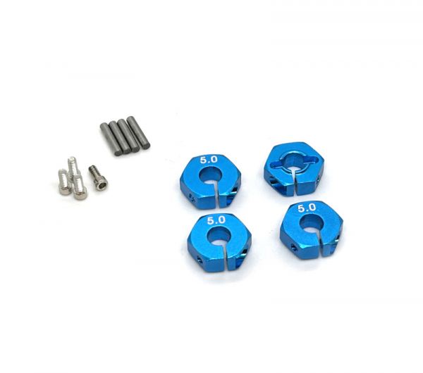 12x5mm Aluminium Radmitnehmer Set für 1/10