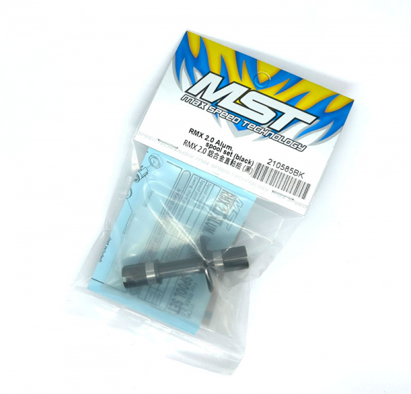 MST RMX 2.0 2.5 Alum. Spool set (black)