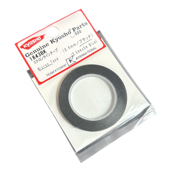 Kyosho Zierstreifen/Klebeband/Bodylines Schwarz 2.5mm x 5m