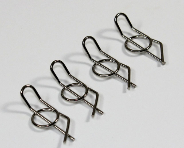 Body Clips "Security" small (4) 20mm