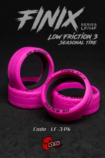 DS Racing Finix LF-3 Drift tires (4) - PINK