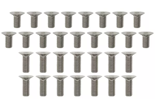 Yokomo MS2.0/MS2.1 Screw Set for Aluminum/Steel Chassis (120 degrees/31)