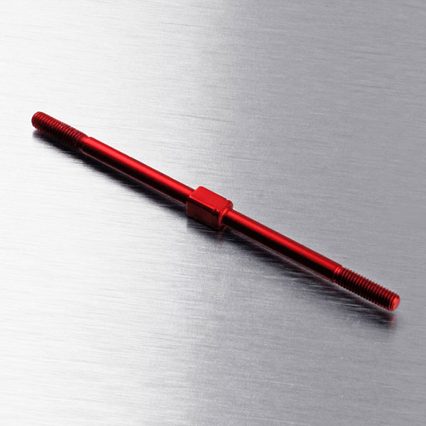 MST Alum. turnbuckle shaft 3x68 (red)