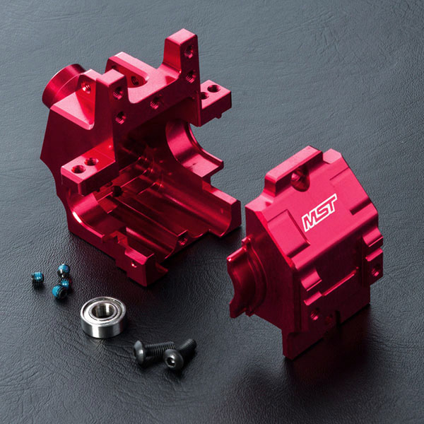 MST FXX Alum. rear gear box (red)