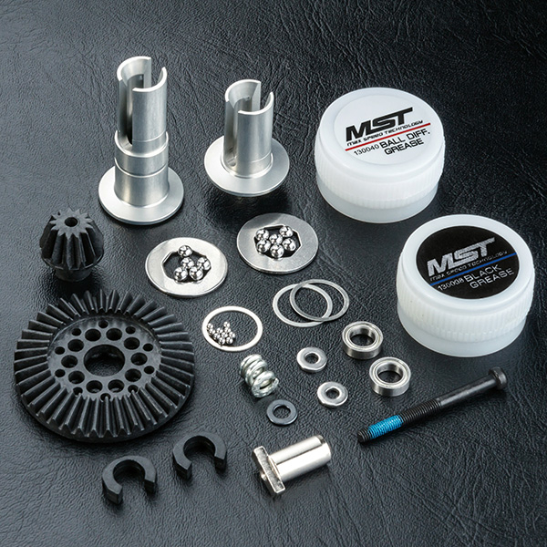 MST RMX-D, RMX 2.0-2.5, RRX 2.0 Rear shaft ball diff. set (40-13)