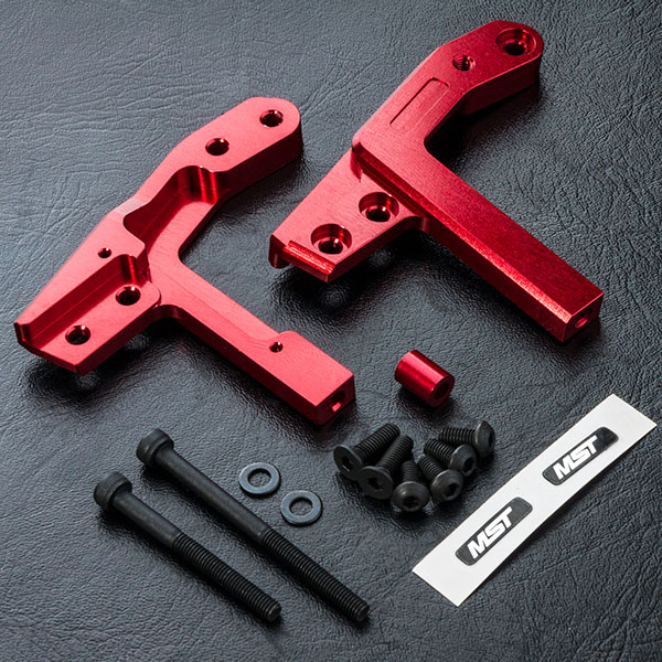 MST RMX 2.0, RRX 2.0, RMX 2.5 Alum. rear upper deck support (red)