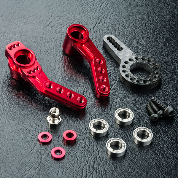 MST RMX 2.0, RMX 2.5 Alum. steering arm (red)