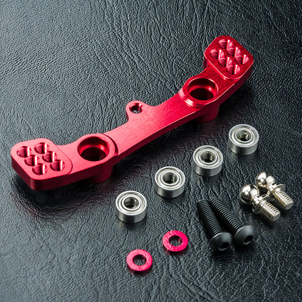 MST RMX 2.0, RMX 2.5  Alum. steering joint plate (red)