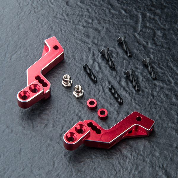 MST RMX 4 Alum. rear damper stay set (red)