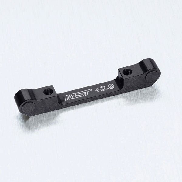 MST Alum. suspension mount (+2.0) (black)