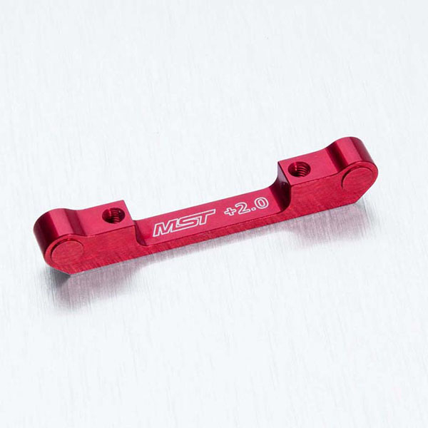 MST Alum. suspension mount (+2.0) (red)