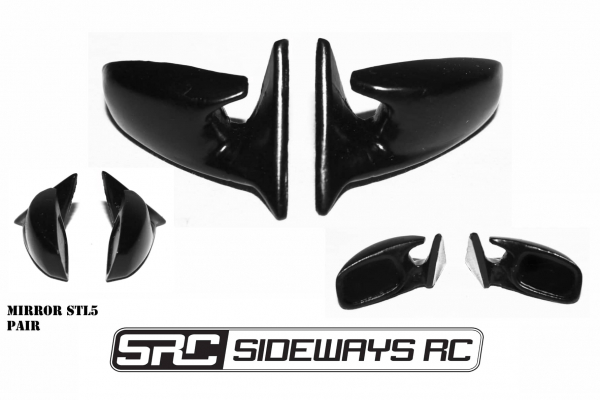 Sideways RC Seitenspiegel Type 5 - Universal