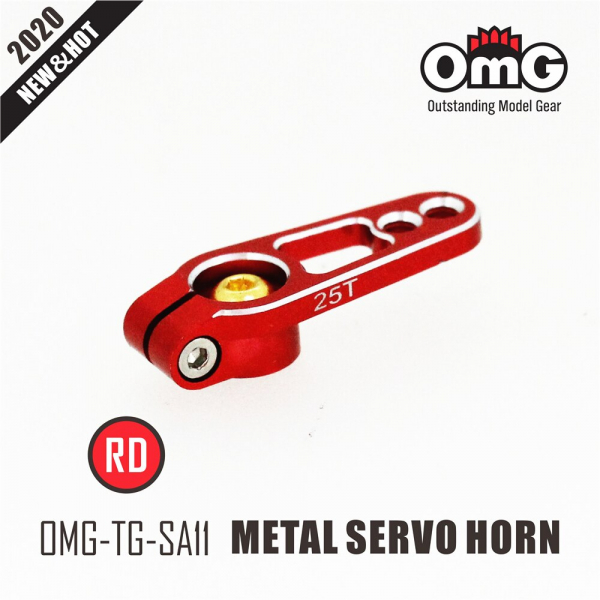 OMG Servo arm 25T - Red