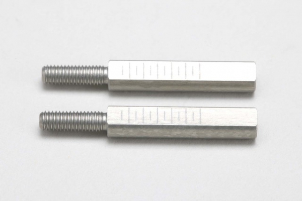 Yokomo RD2.0 Aluminum 4.5x21mm Rod End Adapter (2pcs)