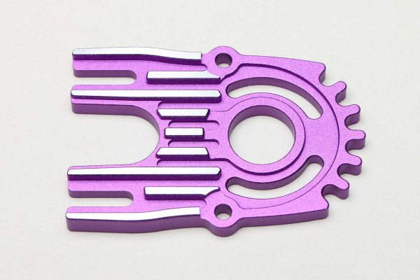 Yokomo Aluminum heat sink motor mount (Purple) for RD/SD