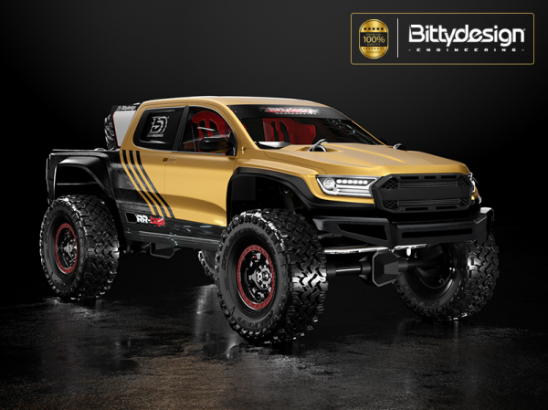 Bittydesign RR-Baja 1/10 Rock Crawler Body (Clear | Pre-Cut | 1mm | 313mm)