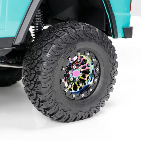 2.2" Beadlock Felge für Crawler in Regenbogenfarben aus Aluminium (4 Stück)