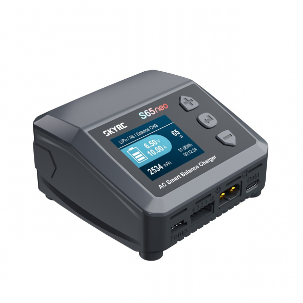 SkyRC S65neo AC Ladegerät LiPo 2-4s 10A 65W Entladen 2A 10W