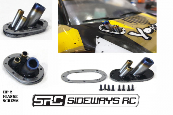 Sideways RC Auspuffauslass für Motorhaube HP2