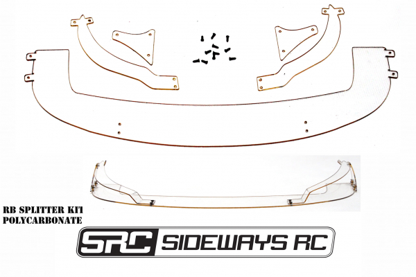 Sideways RC RB Splitter Kit Polycarbonate (2)